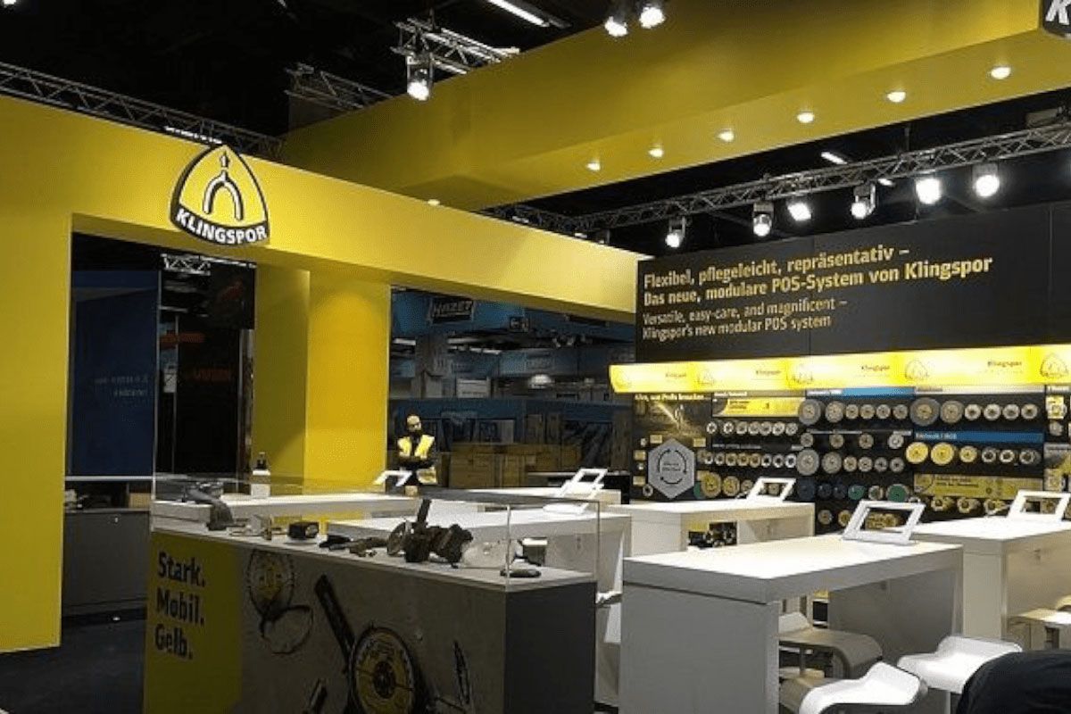 Klingspor exhibition stand