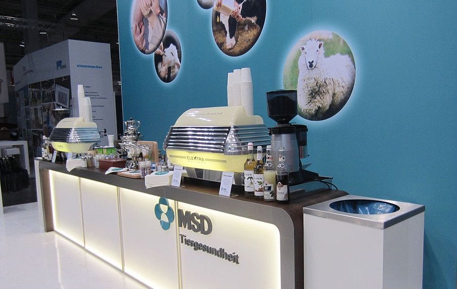 Individueller Messestand MSD auf der EuroTier 2014