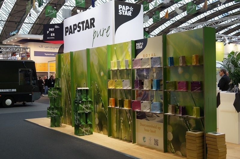 Customized exhibition stand Papstar 