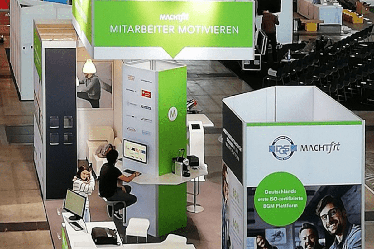Messestand machtfit