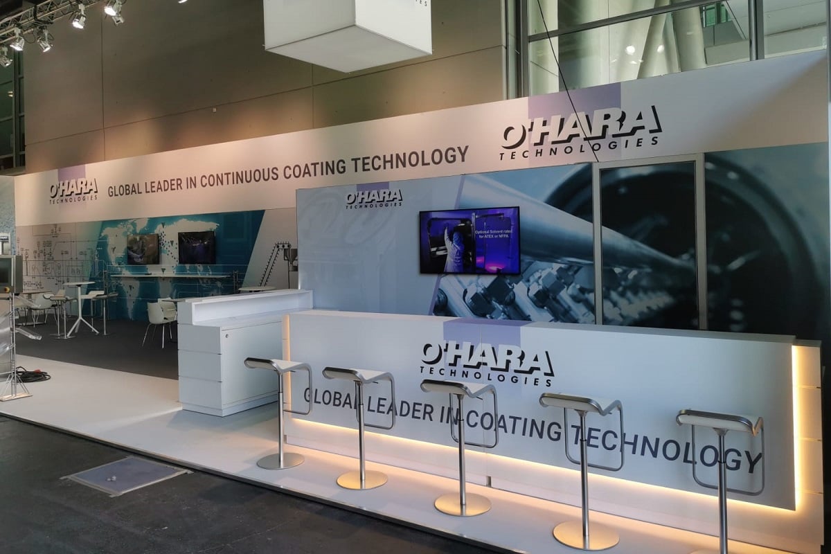 O'Hara Technologies exhibition stand 