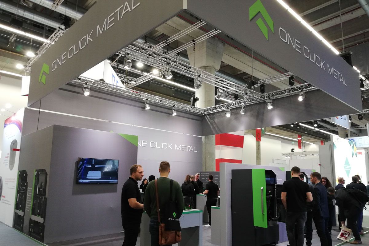individual exhibition stand one click metal at formnext