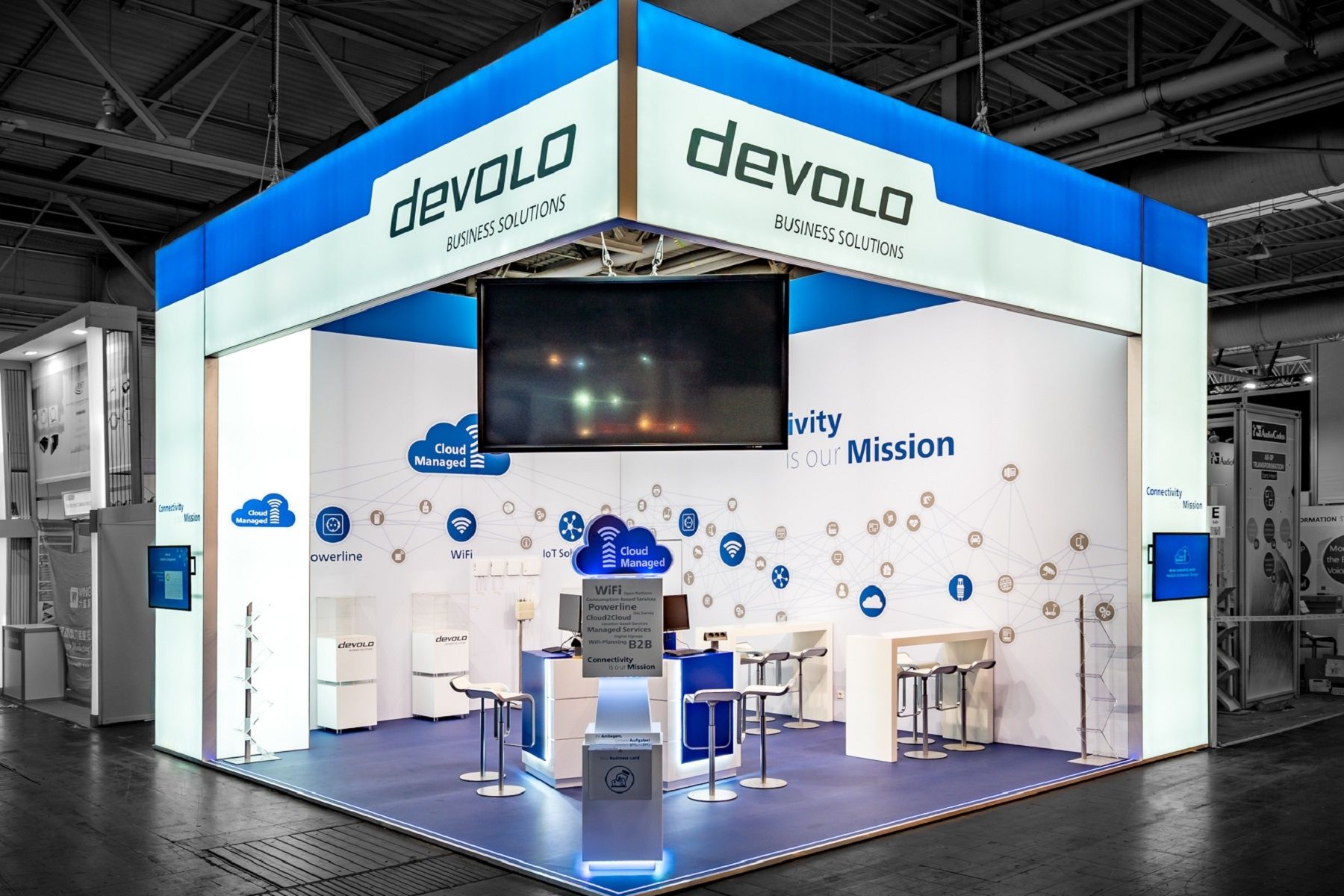 Devolo exhibition stand