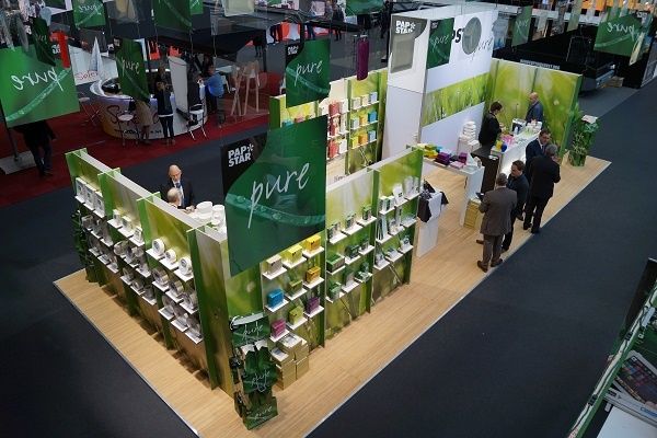 Customized exhibition stand Papstar 