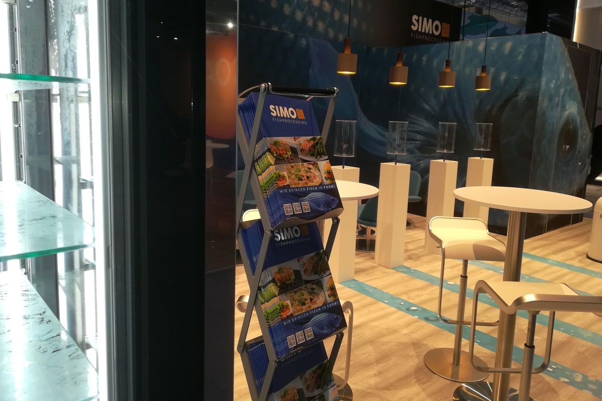 Simo fish processing exhibition booth
